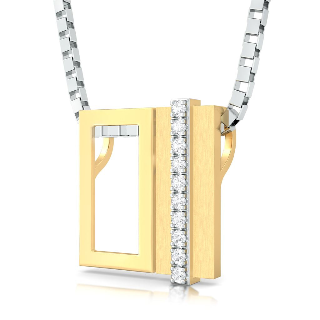 Jazz Bars Diamond Pendants