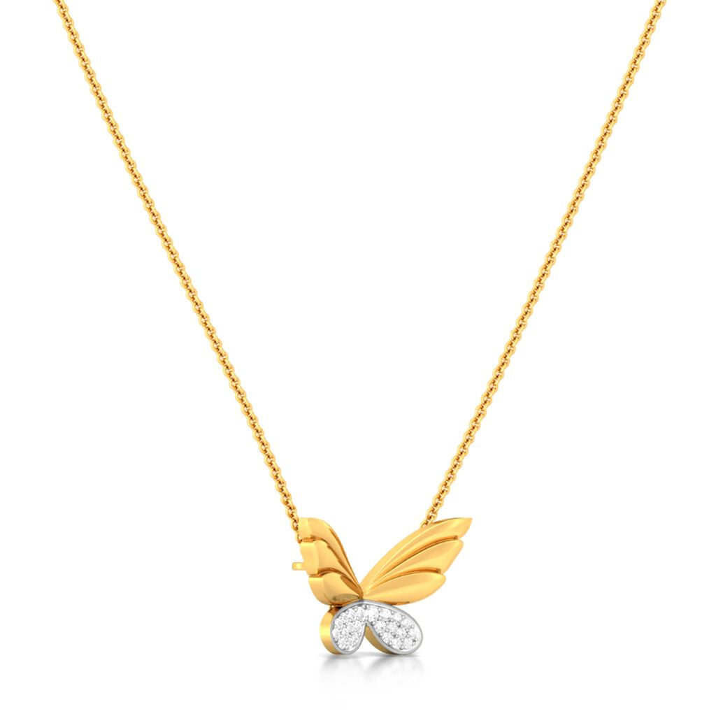 Dreams in Wings Diamond Necklaces