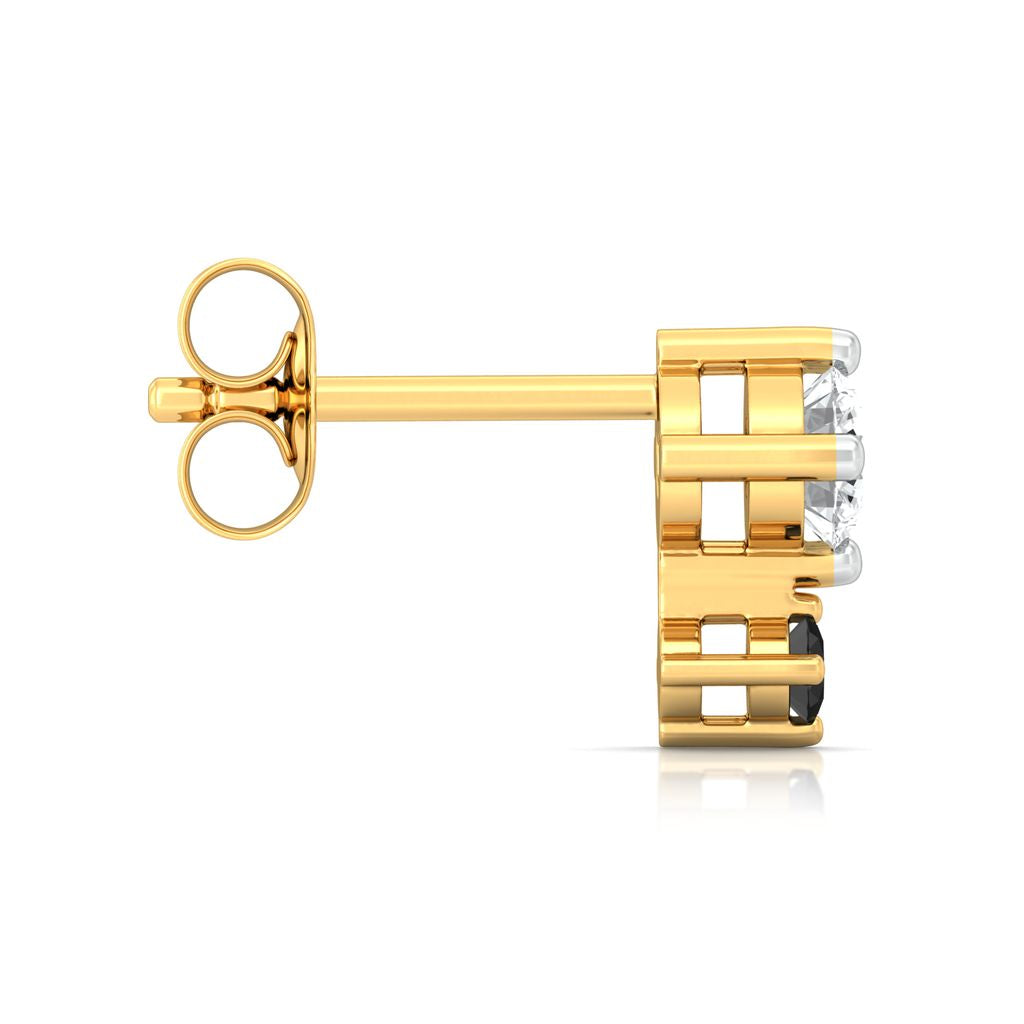 Duet of Dots Diamond Earrings