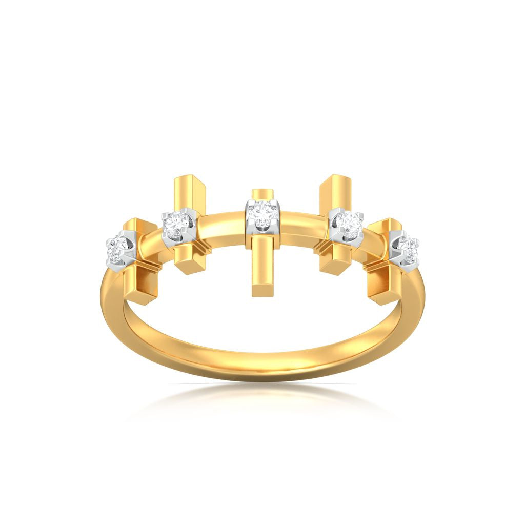 Gaga Over Gingham Diamond Rings