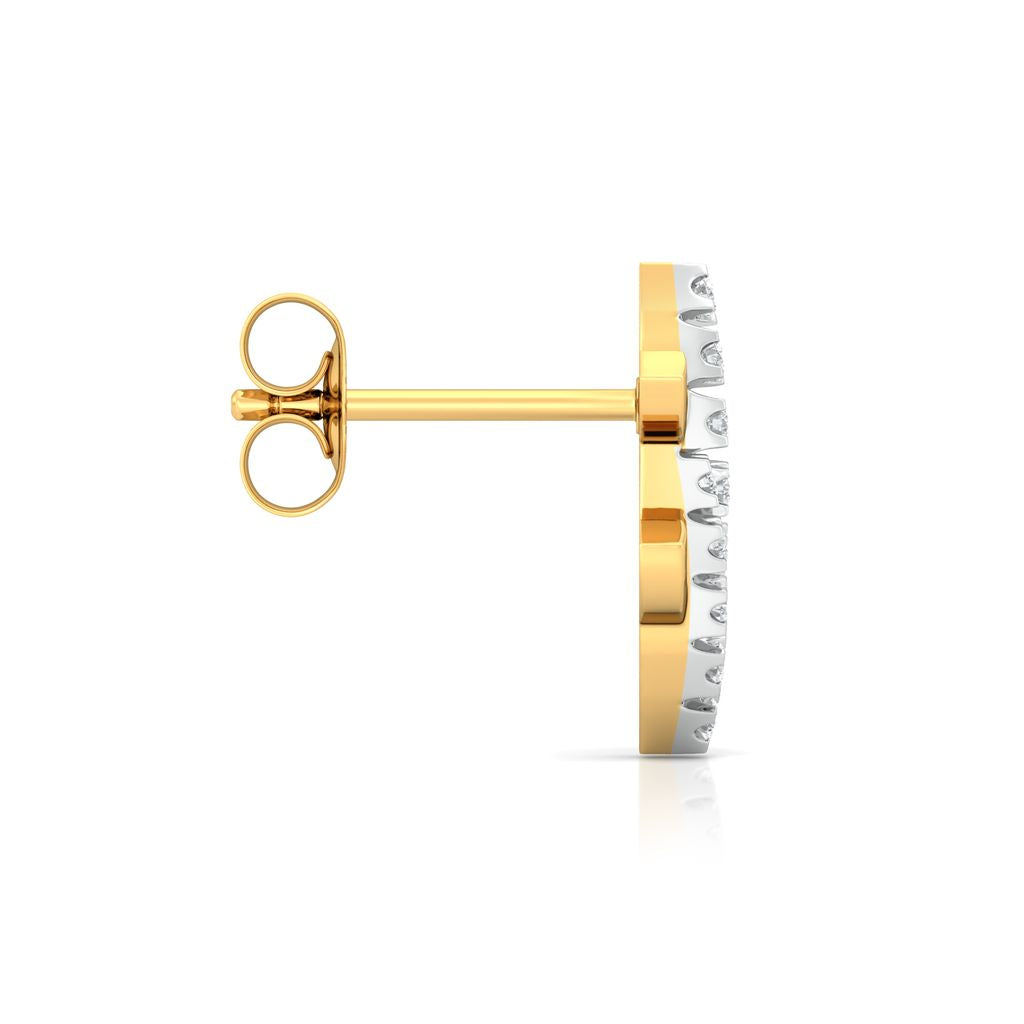 Crosscheck Diamond Earrings