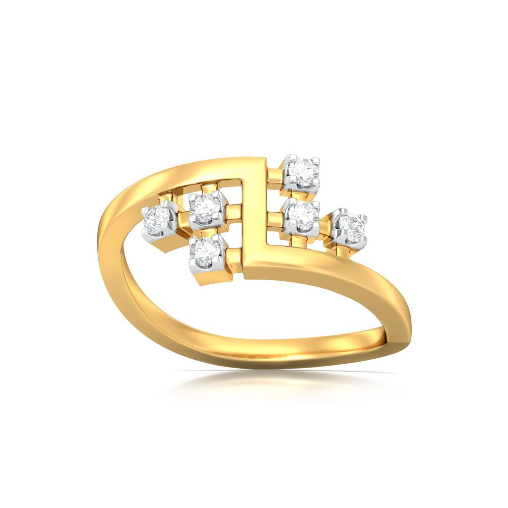 Gingham Glam Diamond Rings