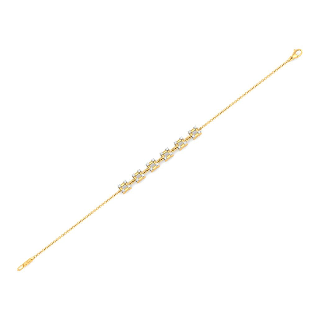 Checkered Bling Diamond Bracelets