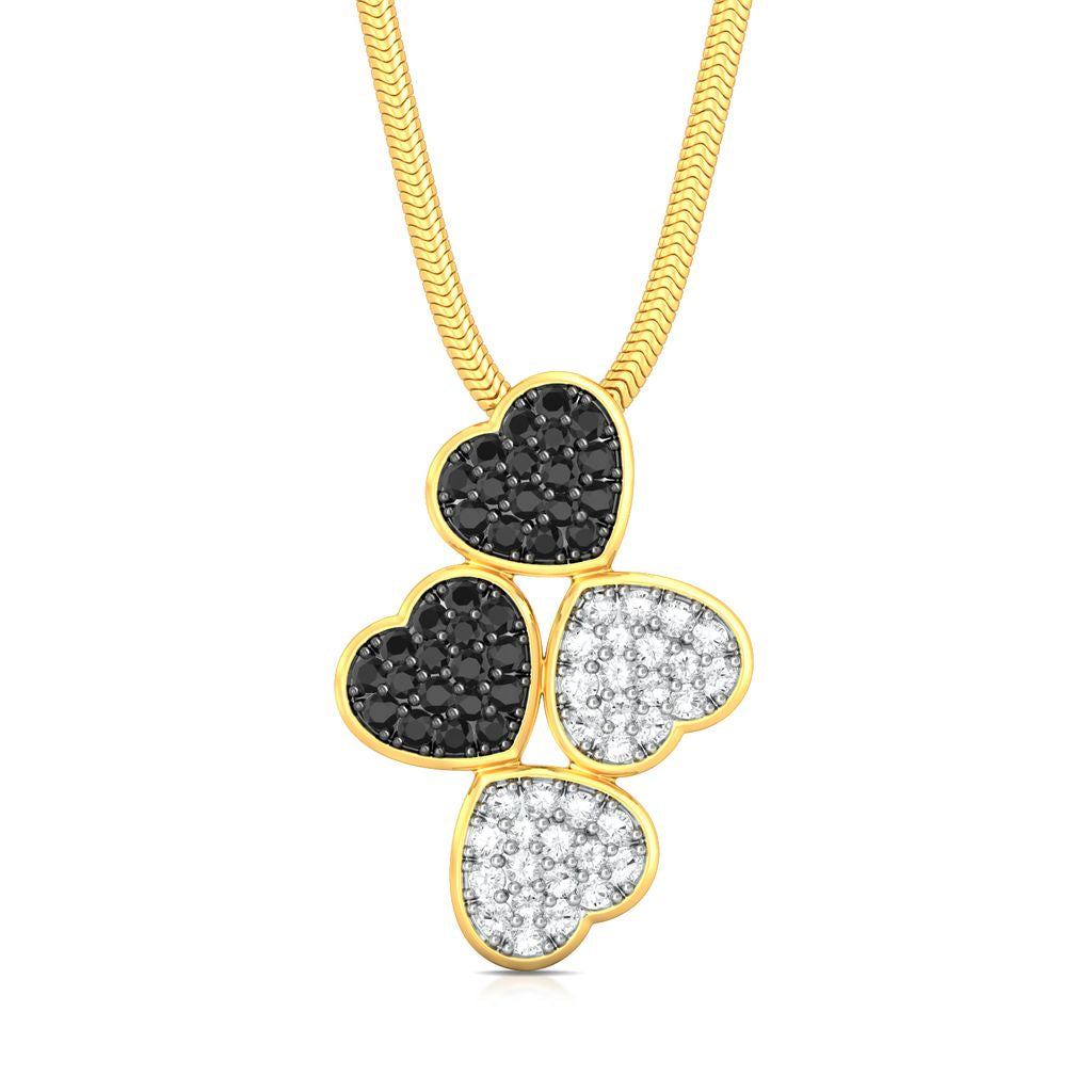 Head Over Heels Diamond Pendants