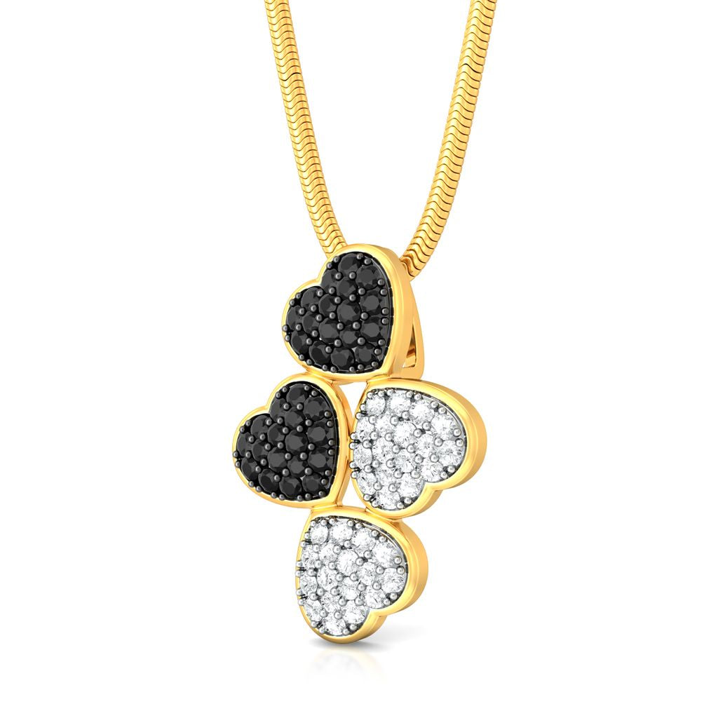 Head Over Heels Diamond Pendants