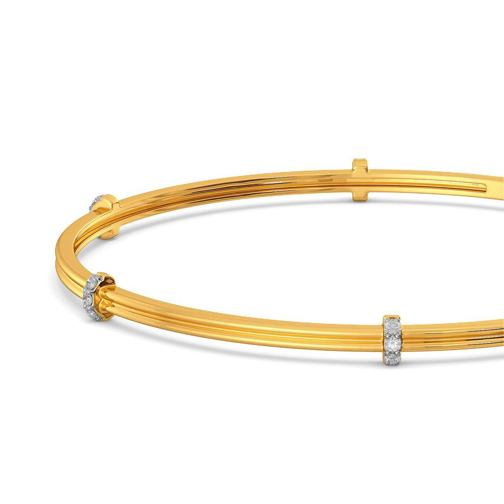 Line N Lane Diamond Bangles