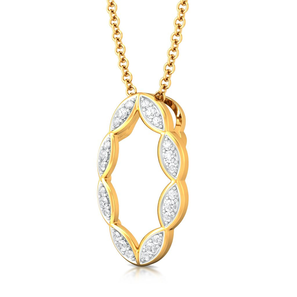 I for Infinity Diamond Pendants