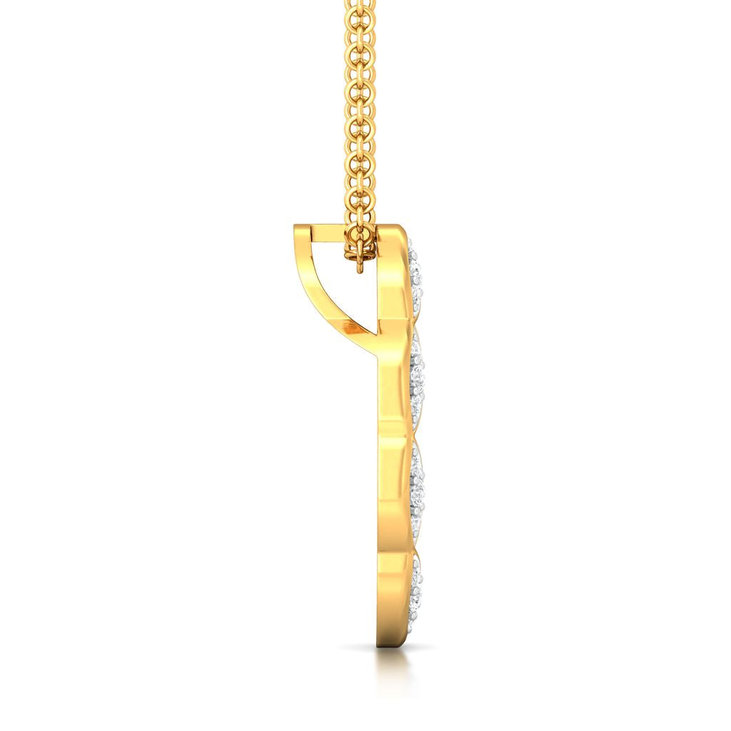 I for Infinity Diamond Pendants