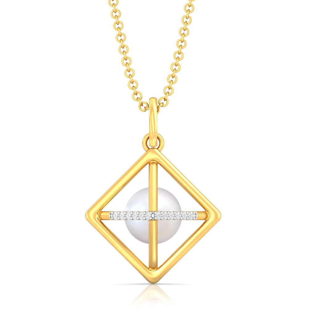 Pearls & Crosses Diamond Pendants