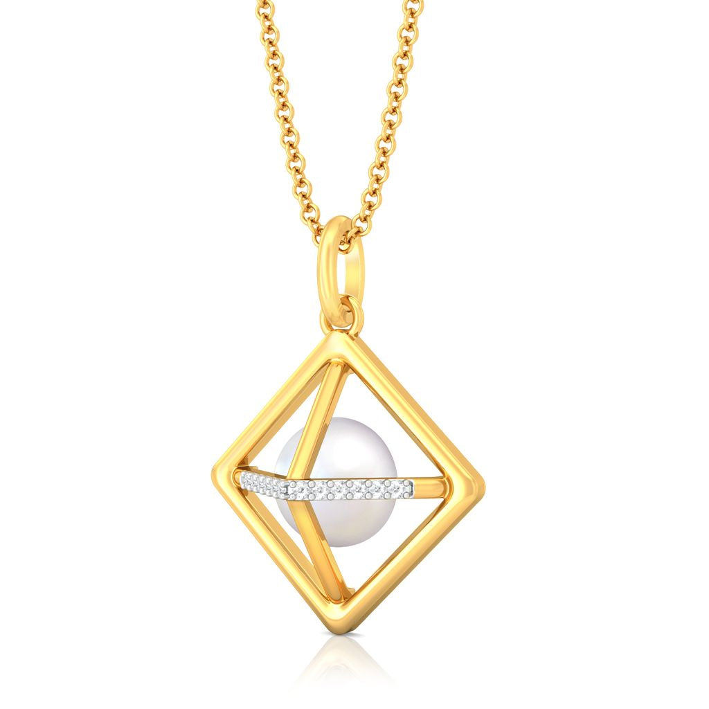 Pearls & Crosses Diamond Pendants