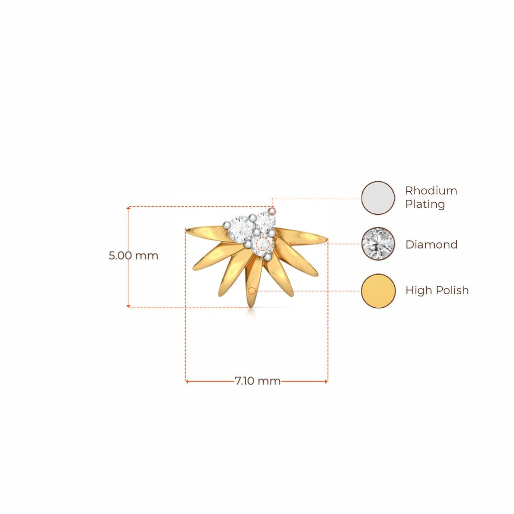 Spike N Like Diamond Earrings