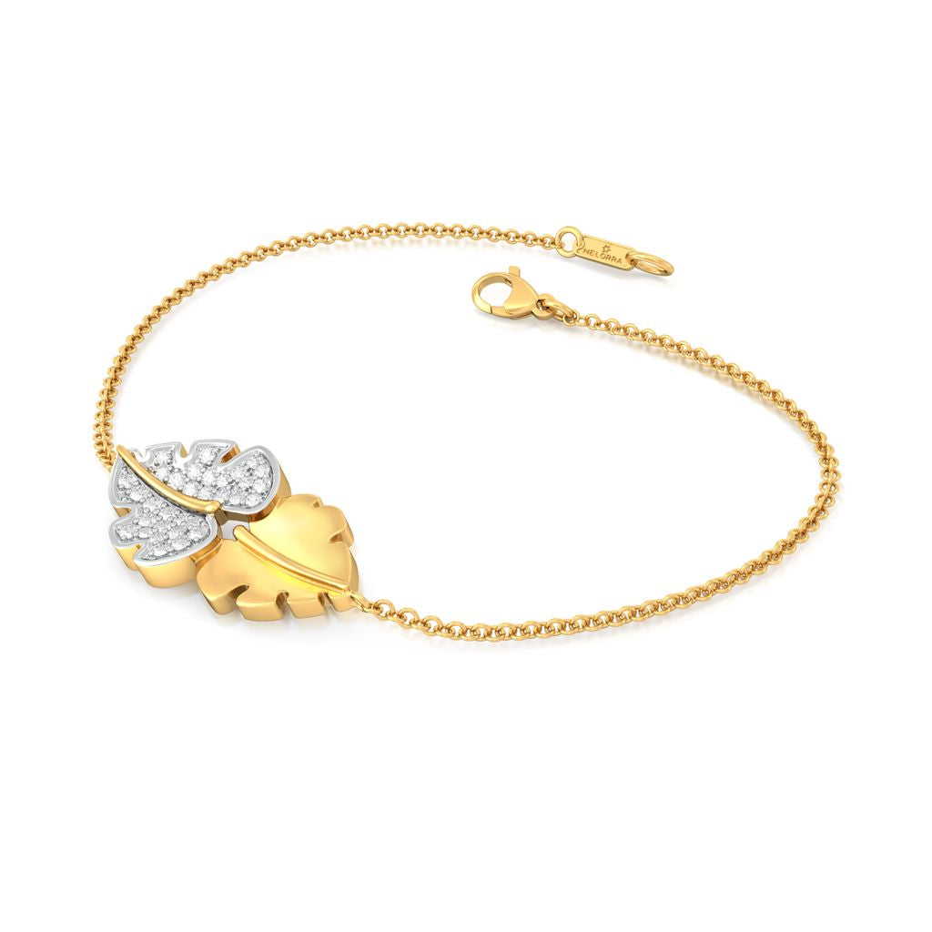 Frond 2 Flaunt Diamond Bracelets