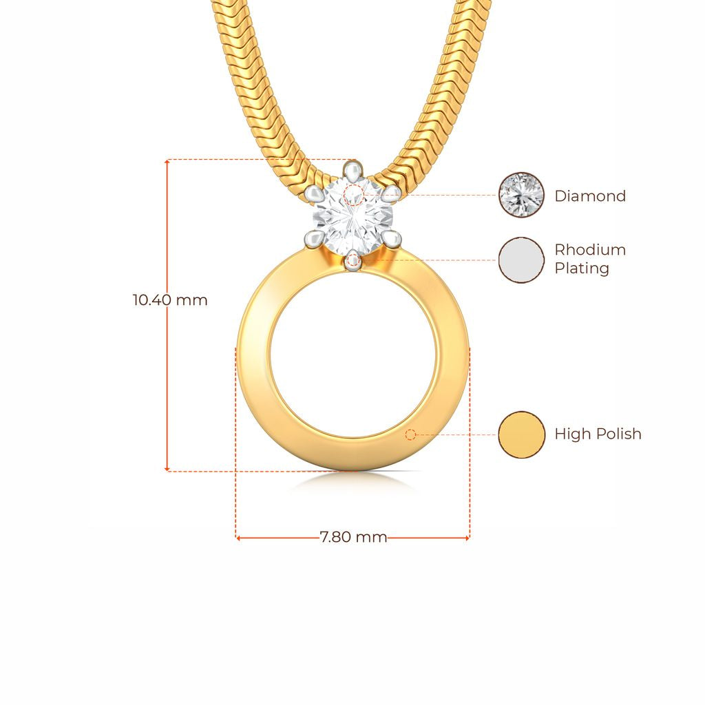 Hoop Whoop Diamond Pendants