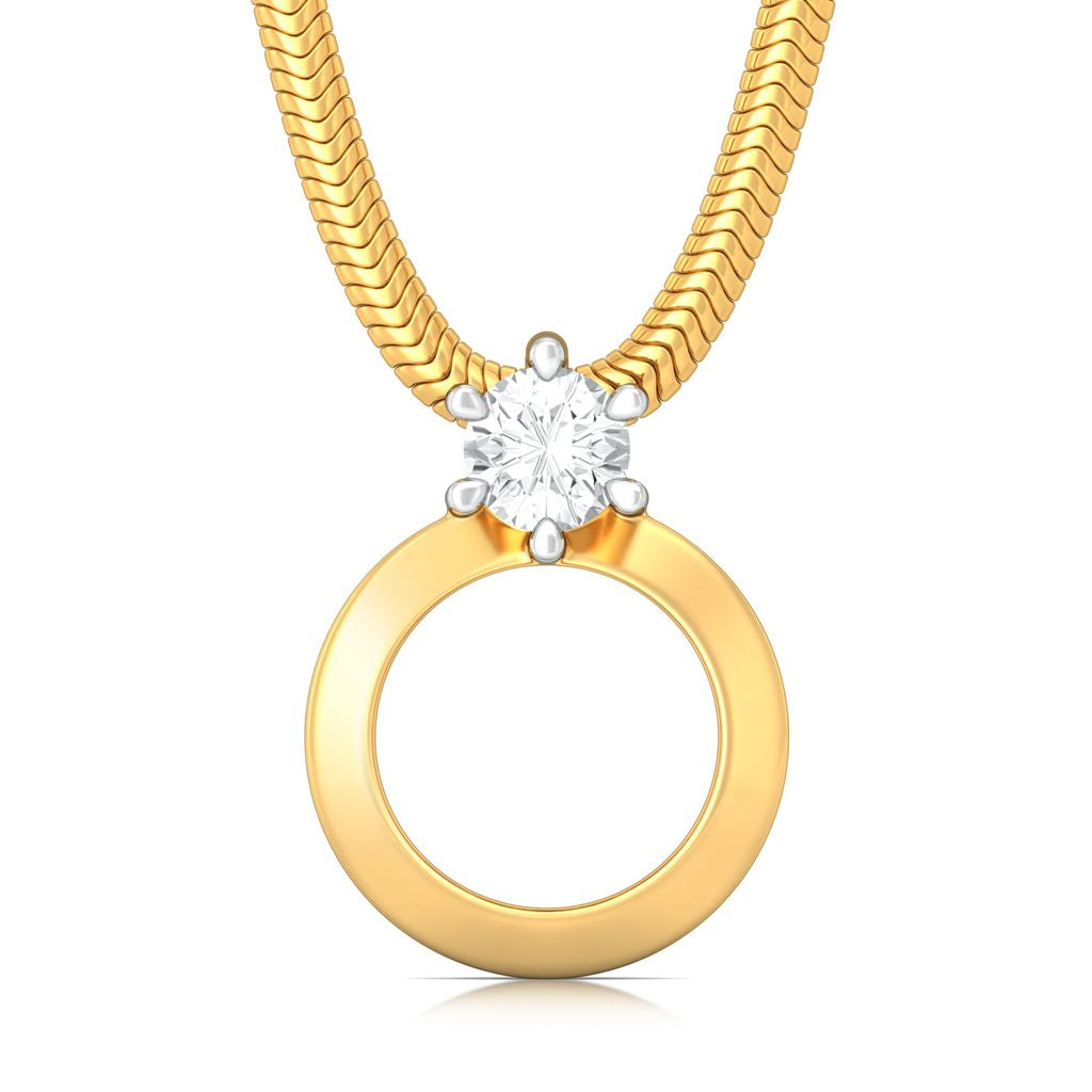 Hoop Whoop Diamond Pendants