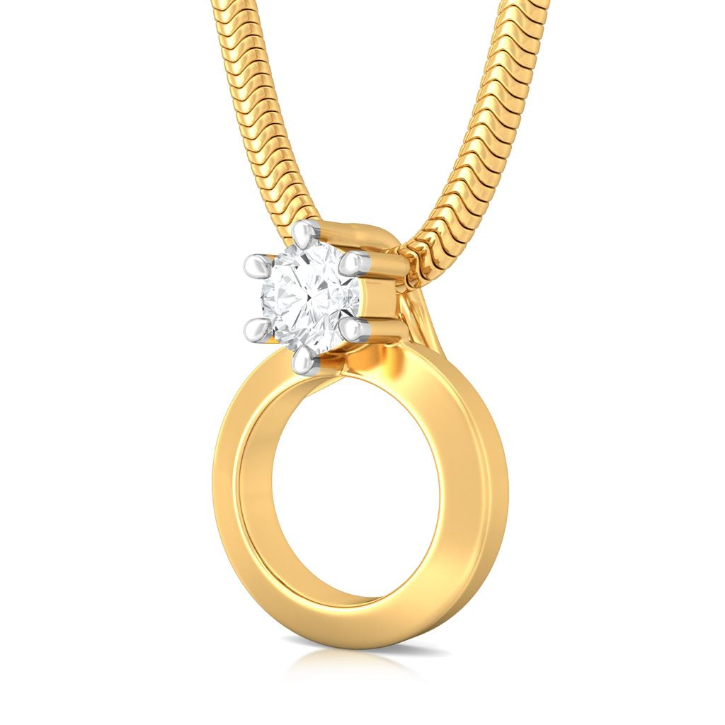 Hoop Whoop Diamond Pendants