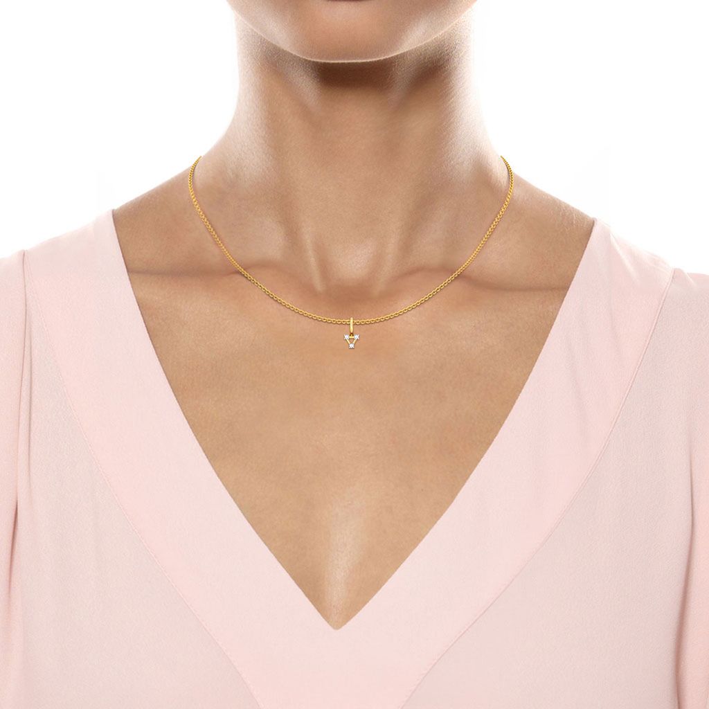 Tricky Trinity Diamond Pendants