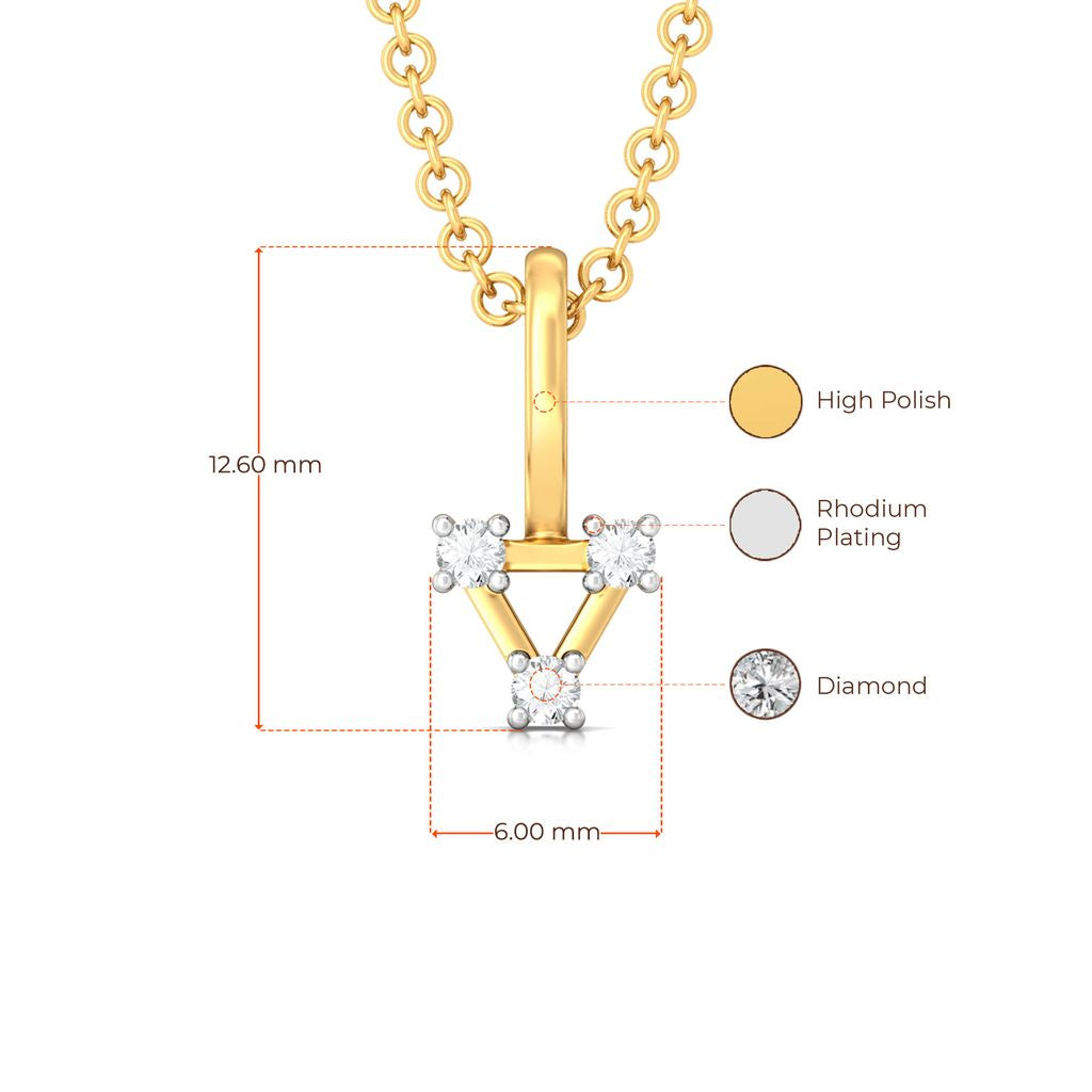 Tricky Trinity Diamond Pendants