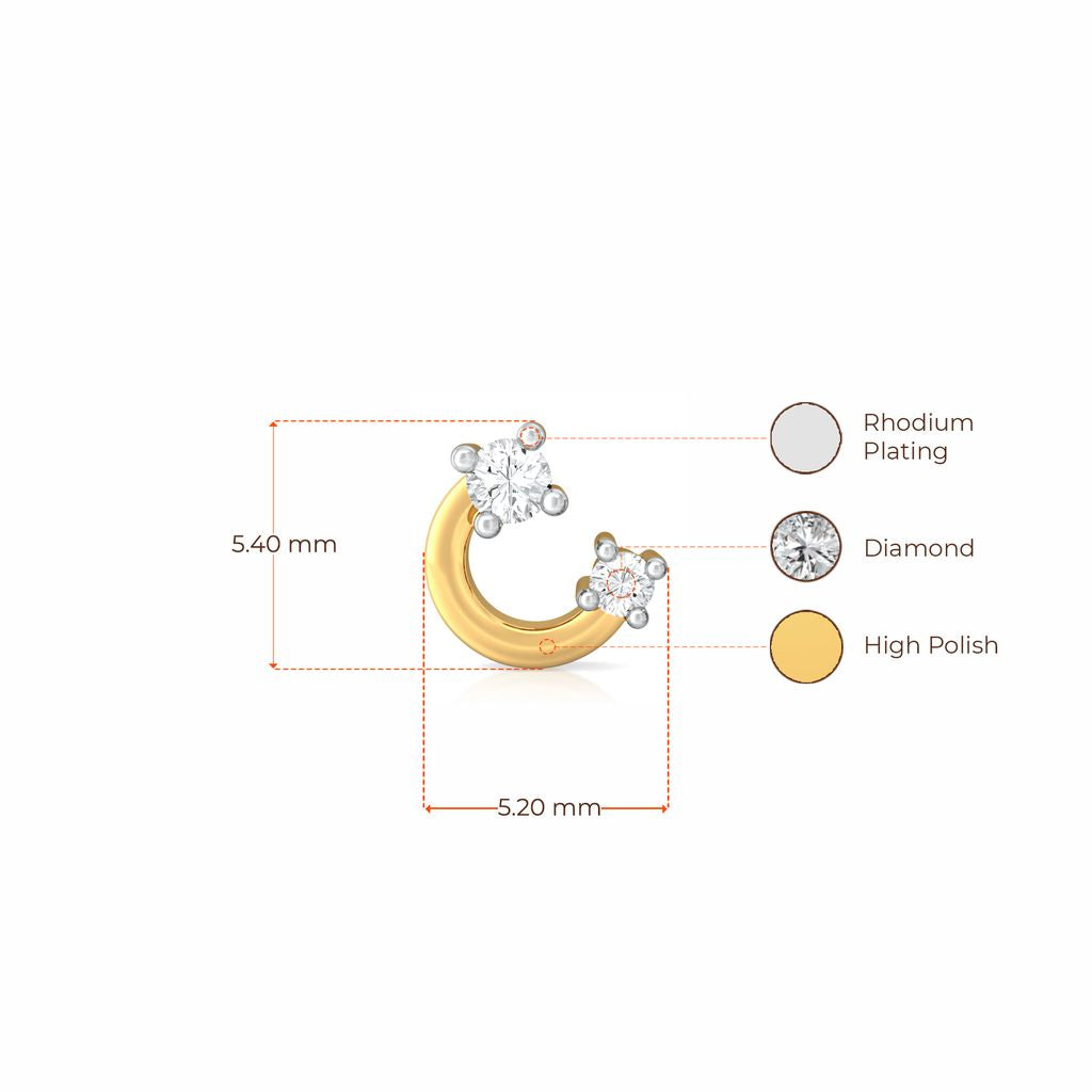 Arc Attack Diamond Earrings