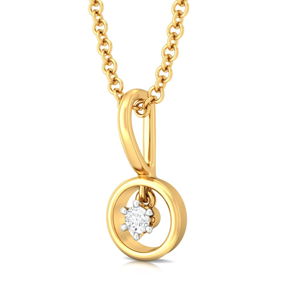 Dotted Dimensions Diamond Pendants