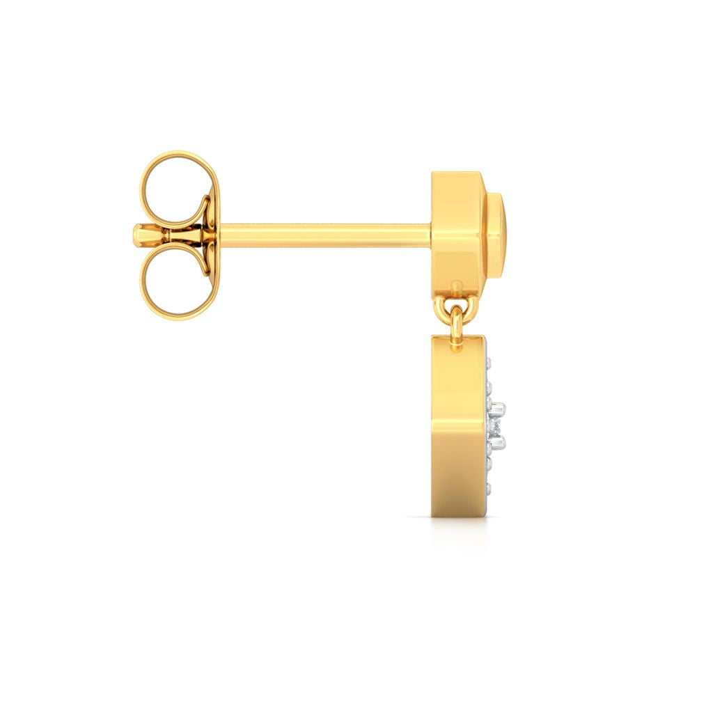 Quad Swag Diamond Earrings