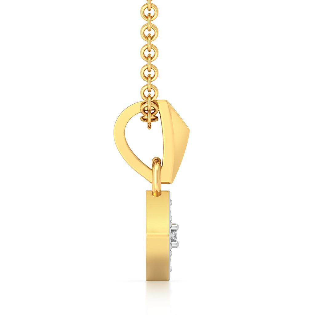 Parallel Spell Diamond Pendants