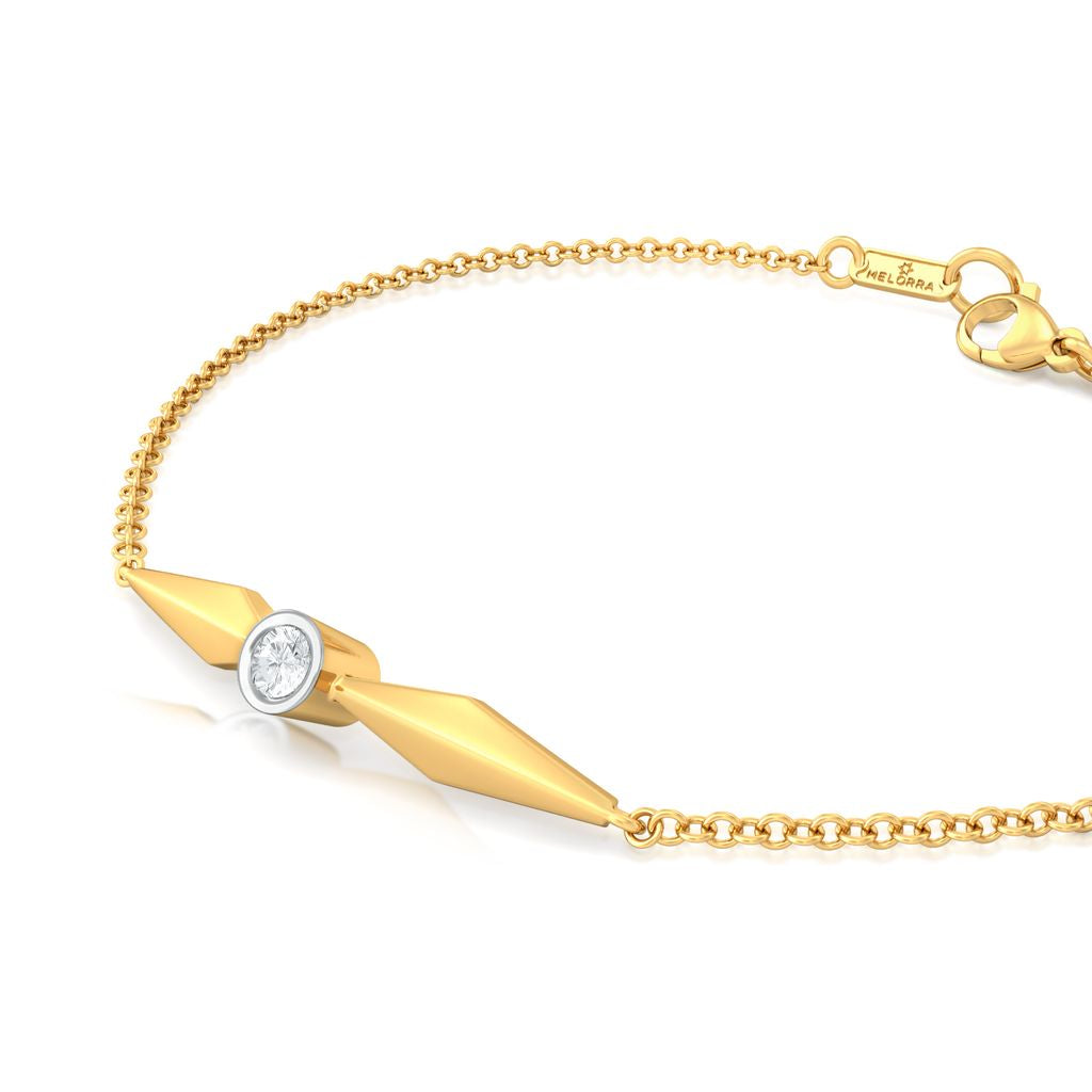 Simple Winkle Diamond Bracelets