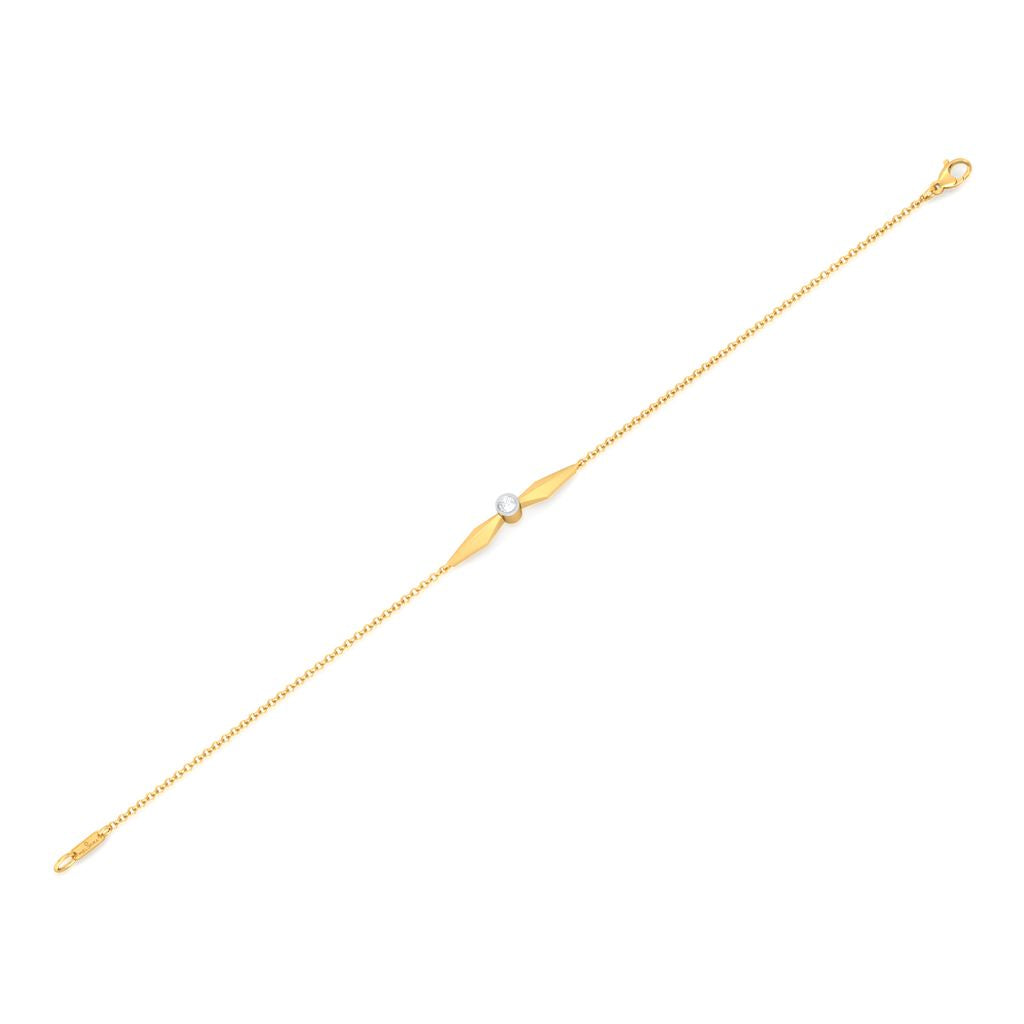 Simple Winkle Diamond Bracelets