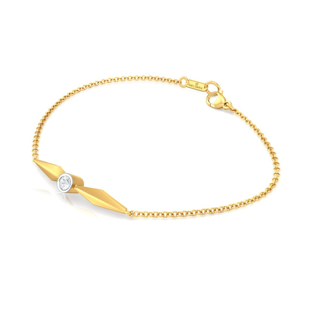 Simple Winkle Diamond Bracelets