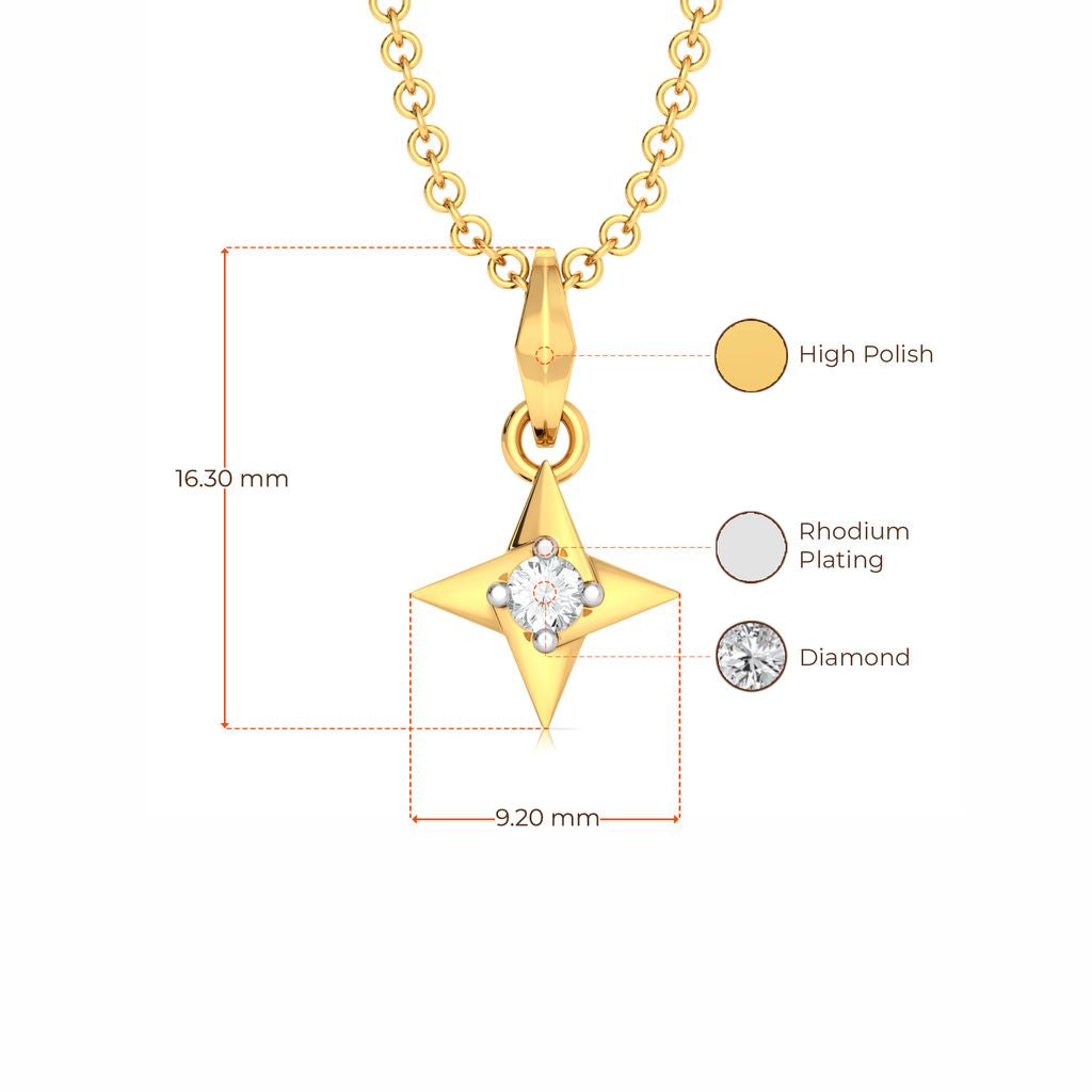 Fidget Digit Diamond Pendants