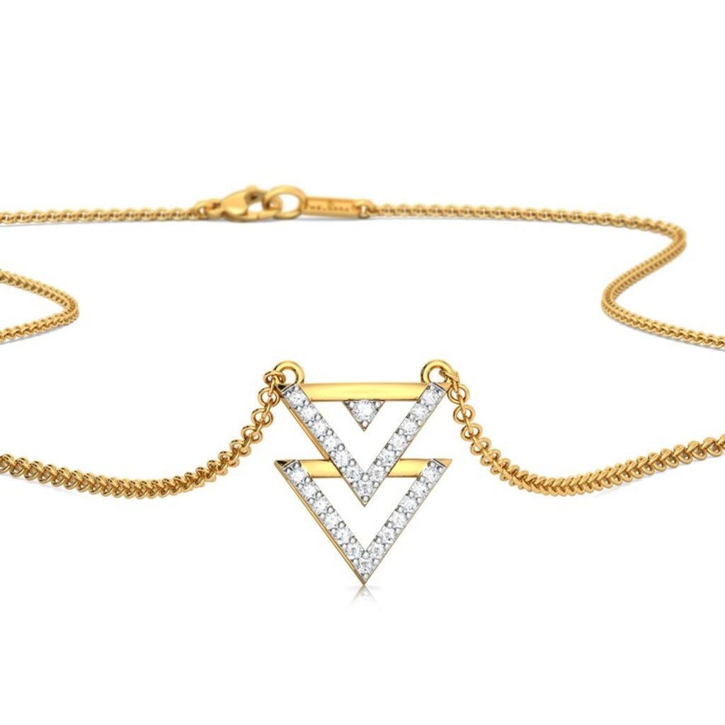 Trico Triangle Diamond Necklaces