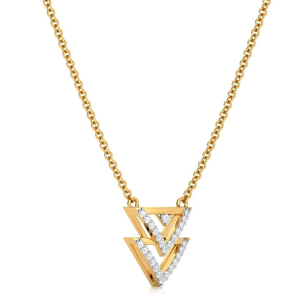 Trico Triangle Diamond Necklaces