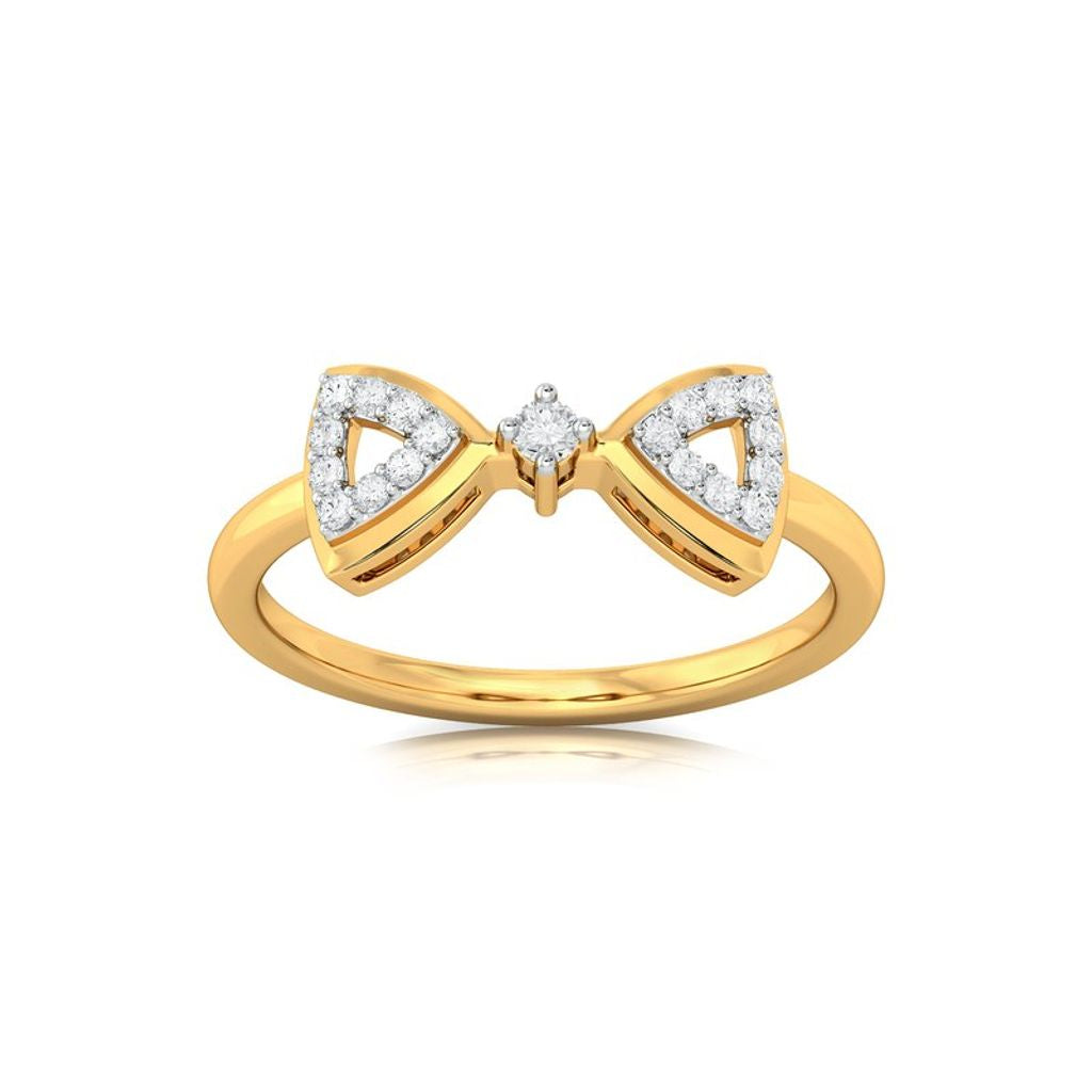 Cutsy Curtsy Diamond Rings