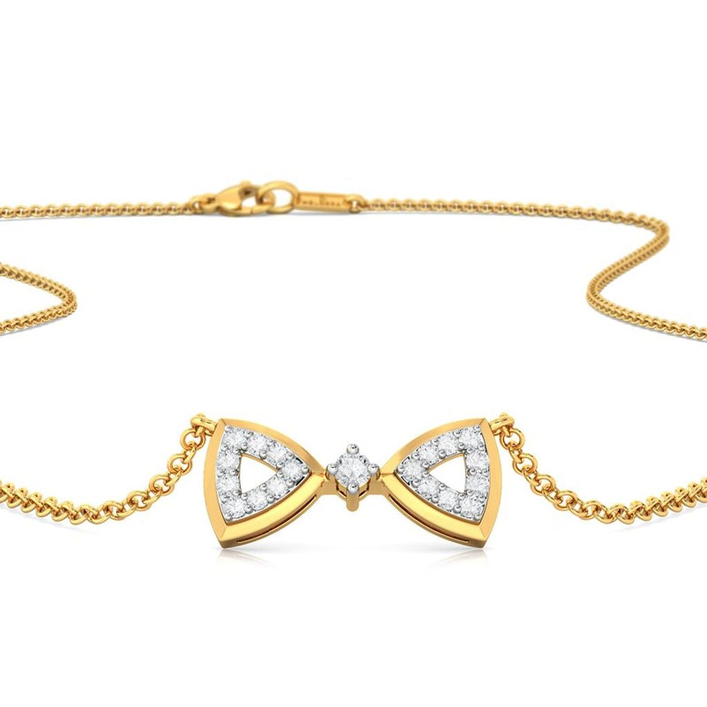 Cutsy Curtsy Diamond Necklaces