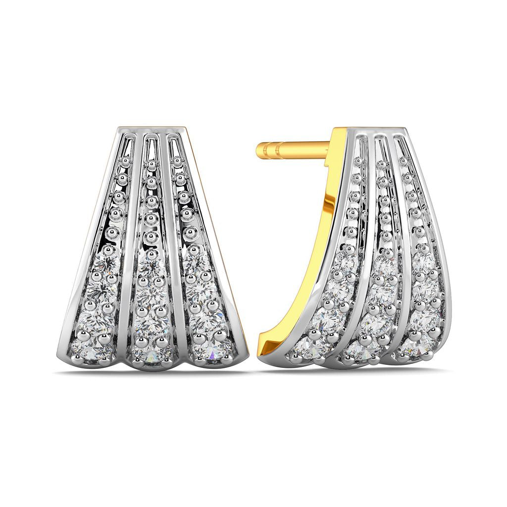 Clam Coves Diamond Earrings