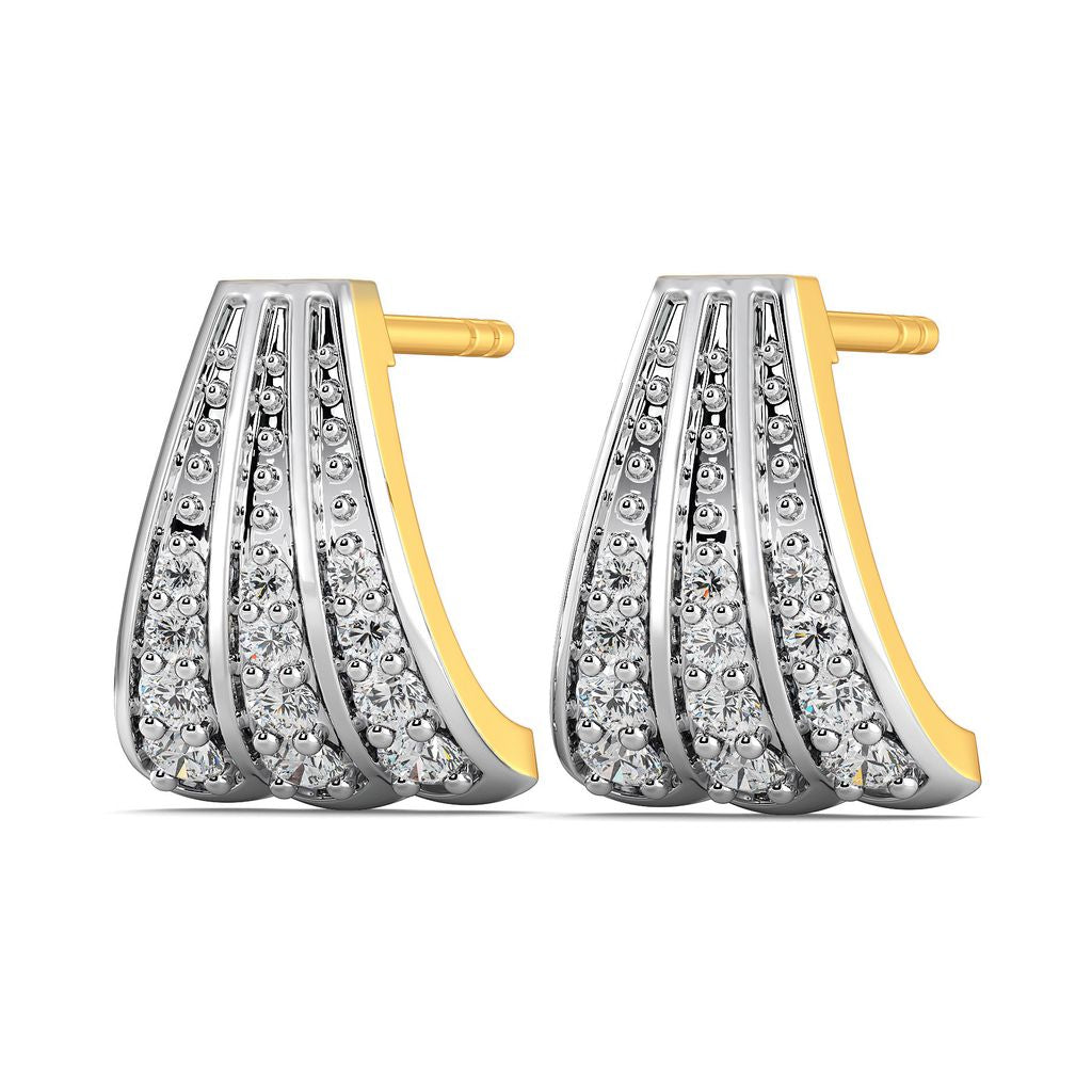 Clam Coves Diamond Earrings