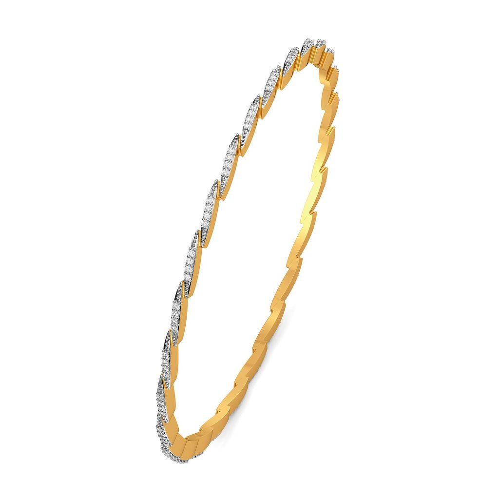 Stun A Fern Diamond Bangles