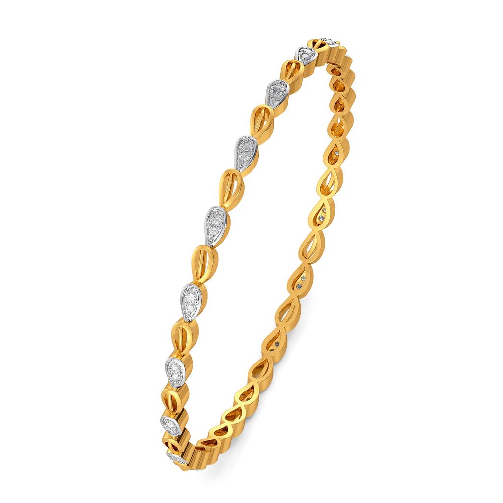 Path O Petal Diamond Bangles