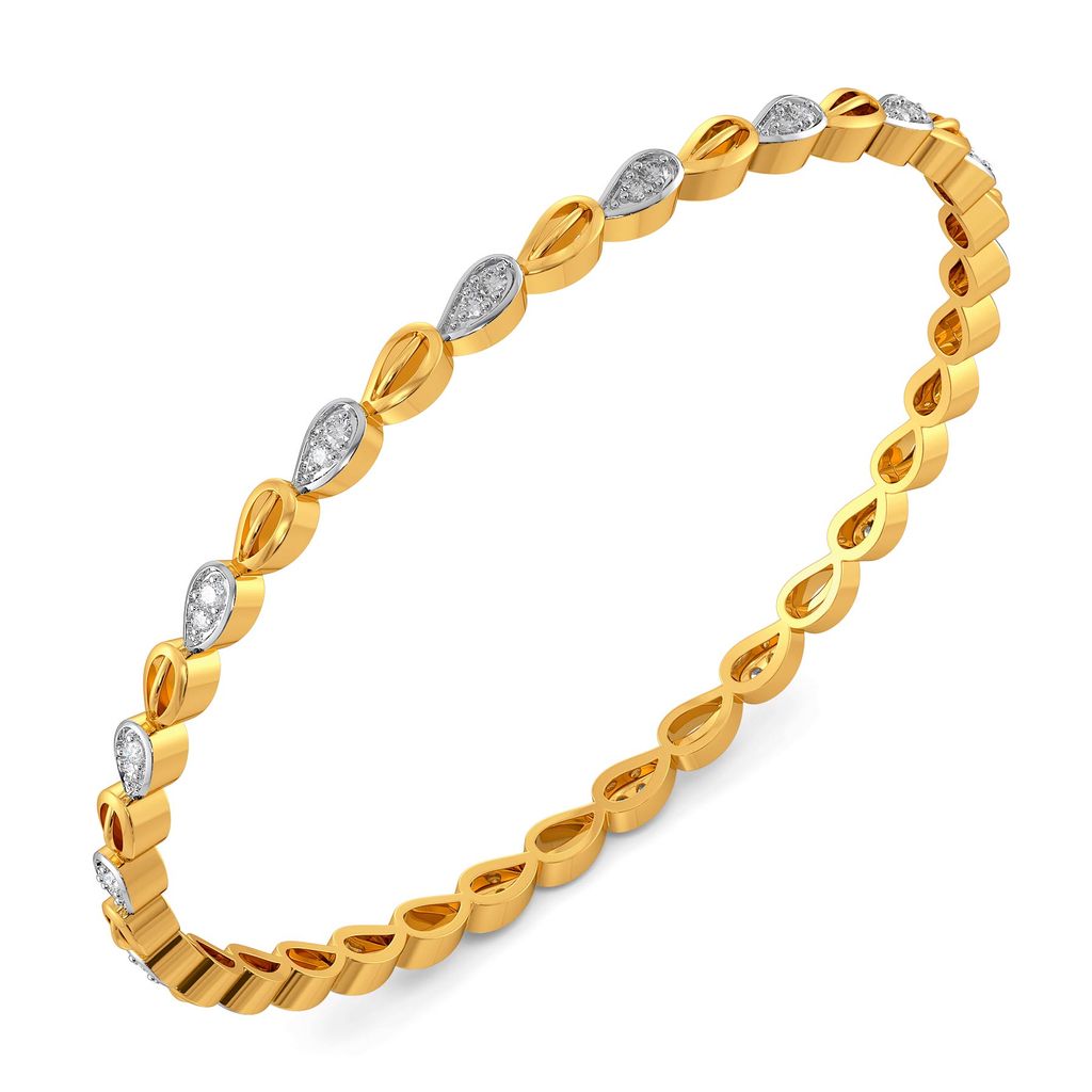 Path O Petal Diamond Bangles