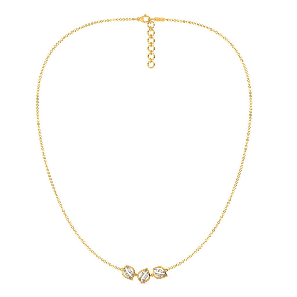 A Petal Place Diamond Necklaces
