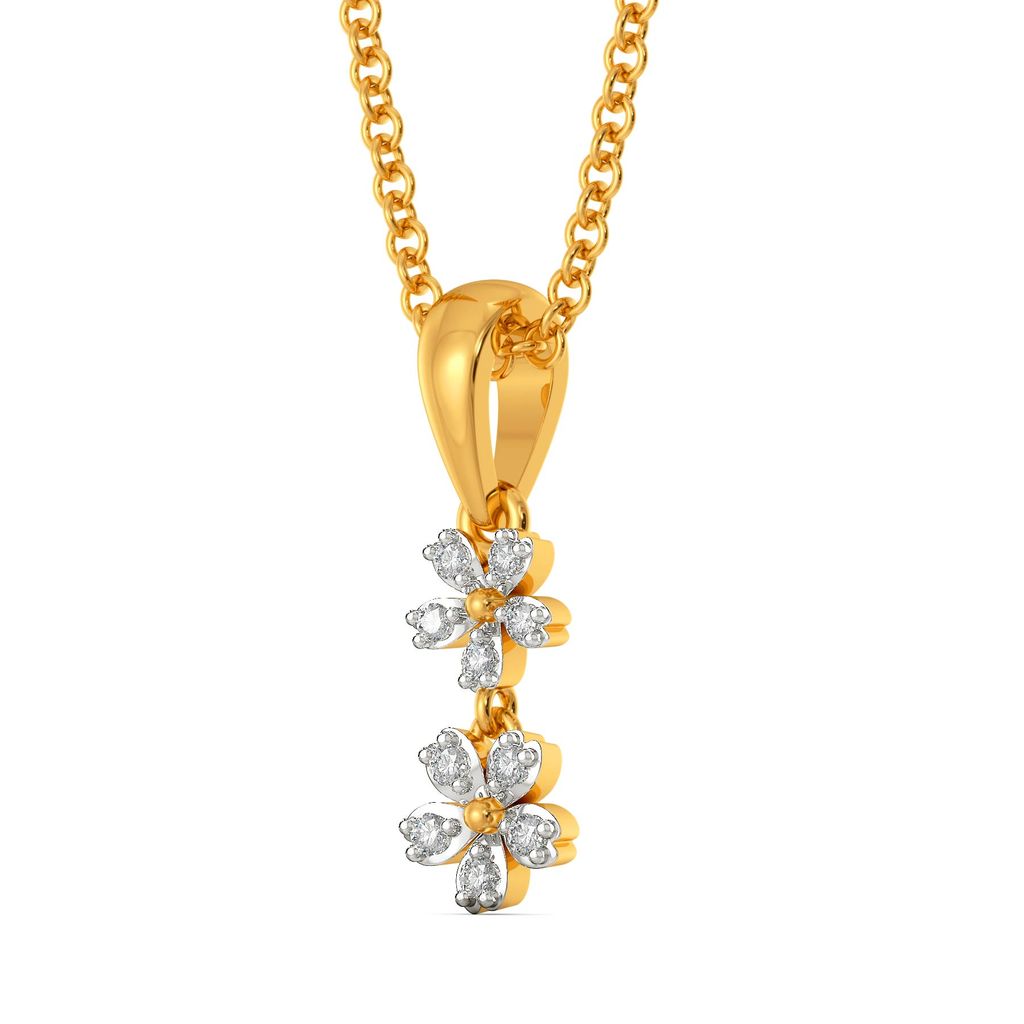 Floral Feels Diamond Pendants