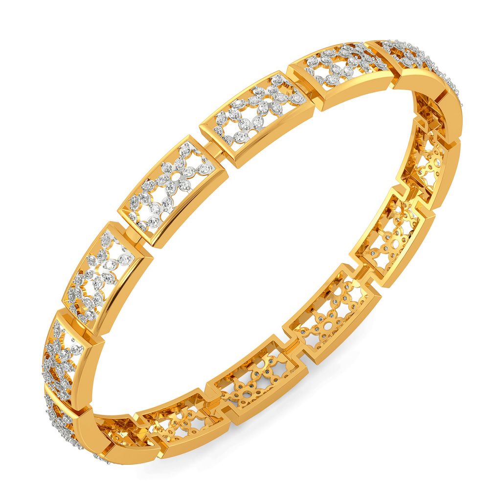 Lattice Layers Diamond Bangles