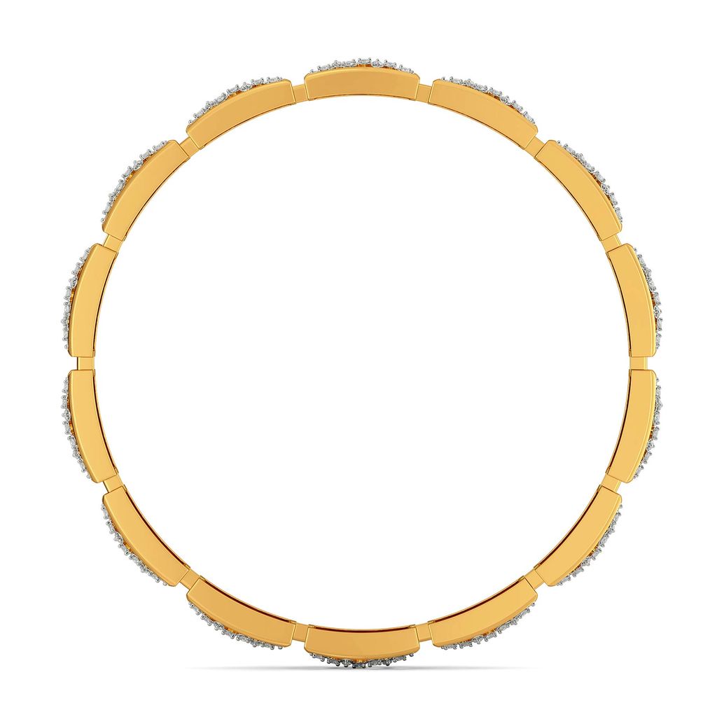 Lattice Layers Diamond Bangles