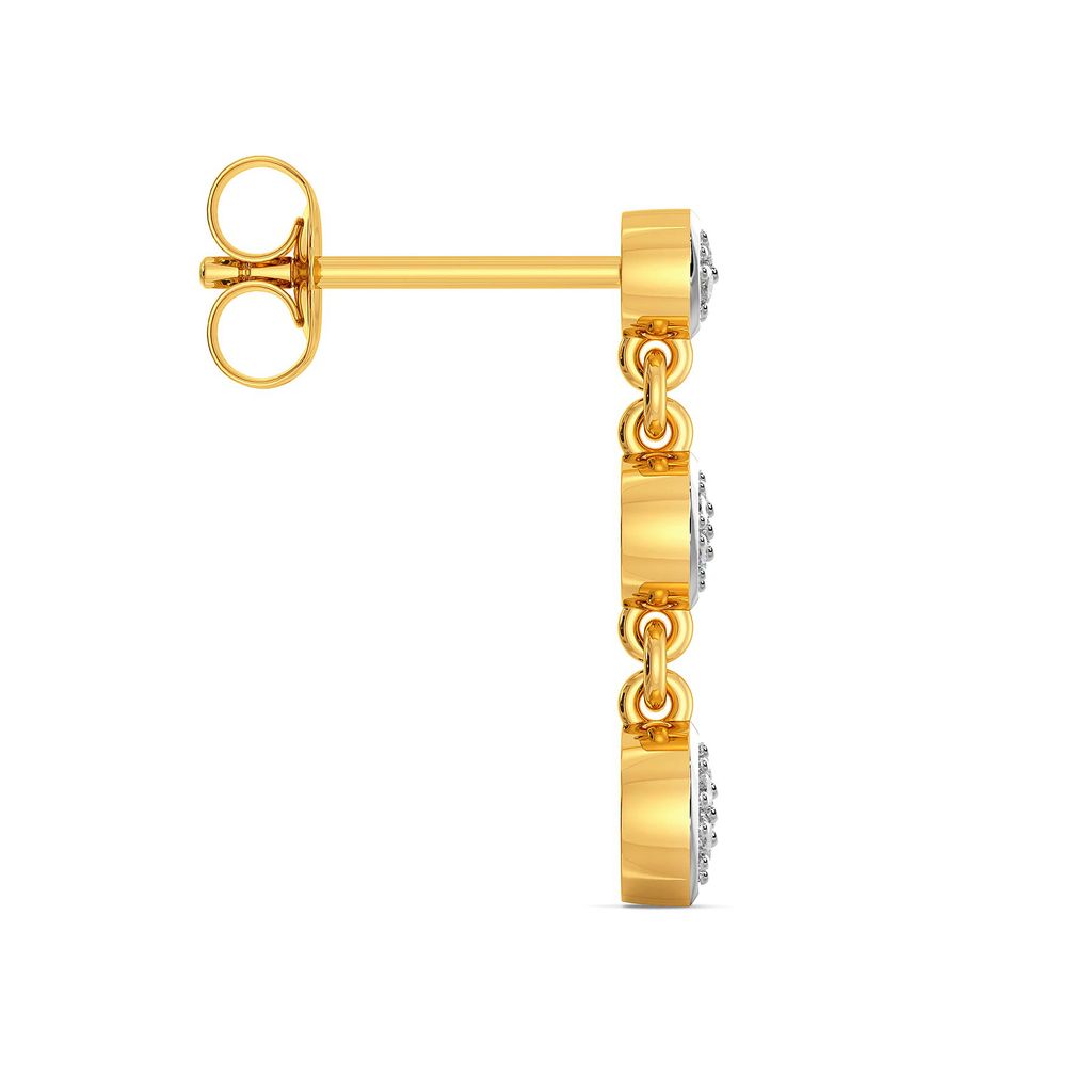 True Troika Diamond Earrings