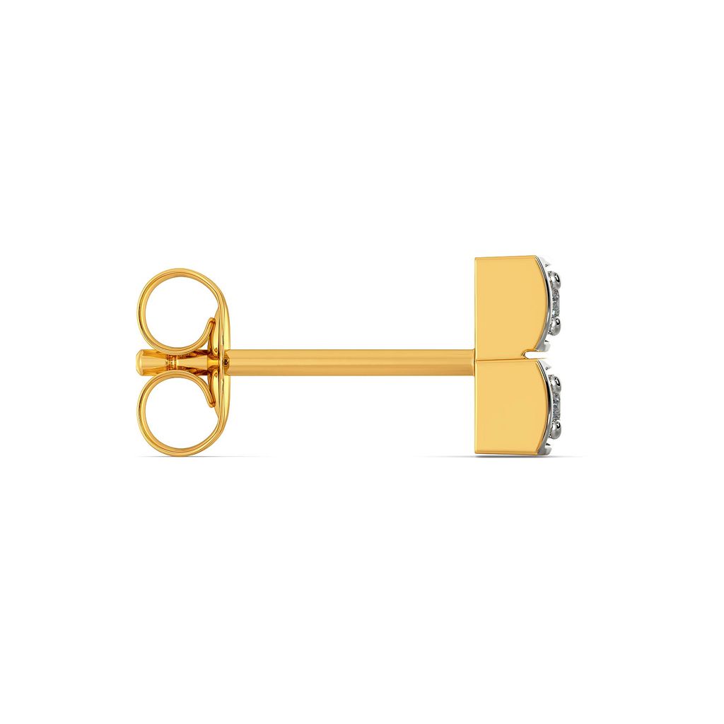 Stack N Square Diamond Earrings