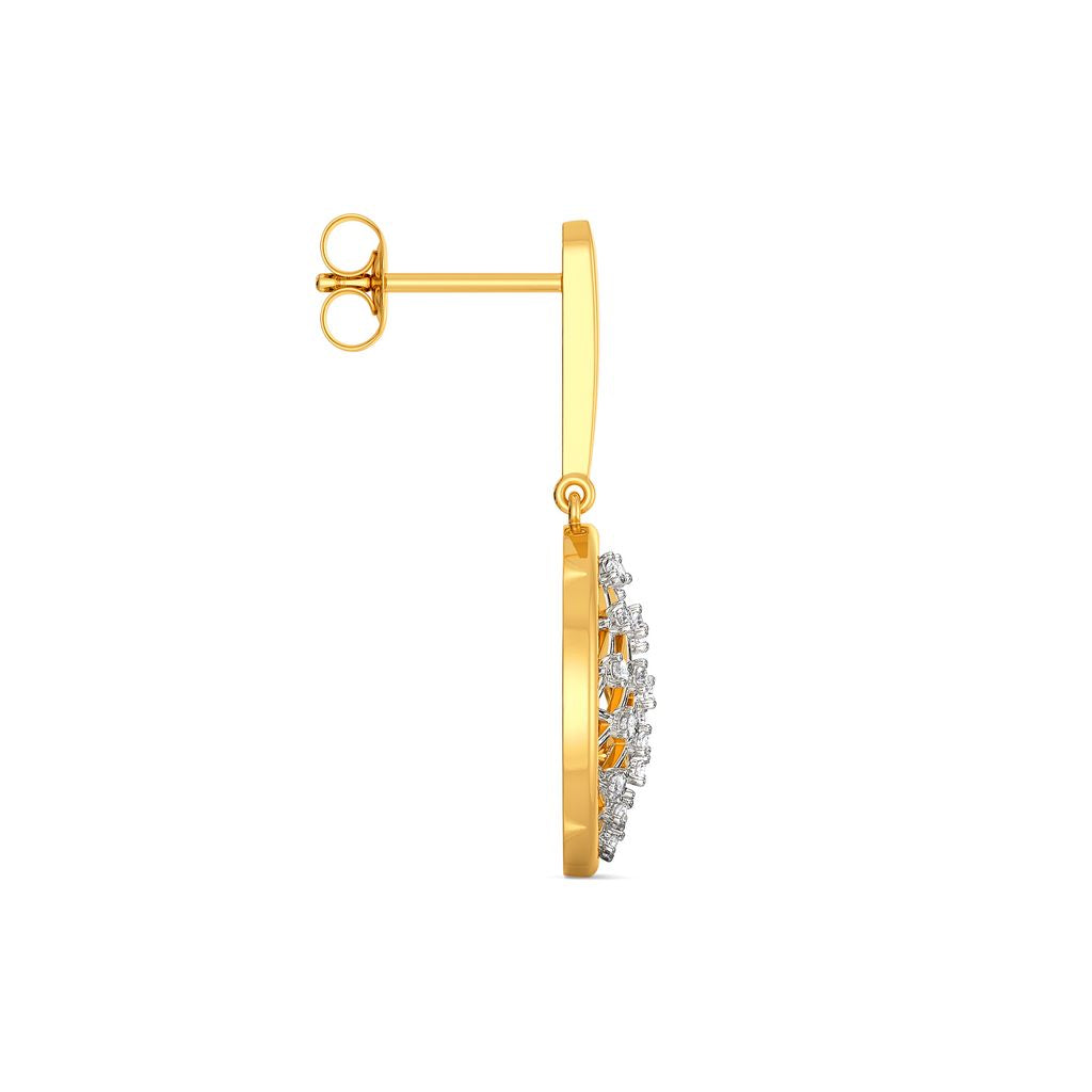 Crochet Nets Diamond Earrings