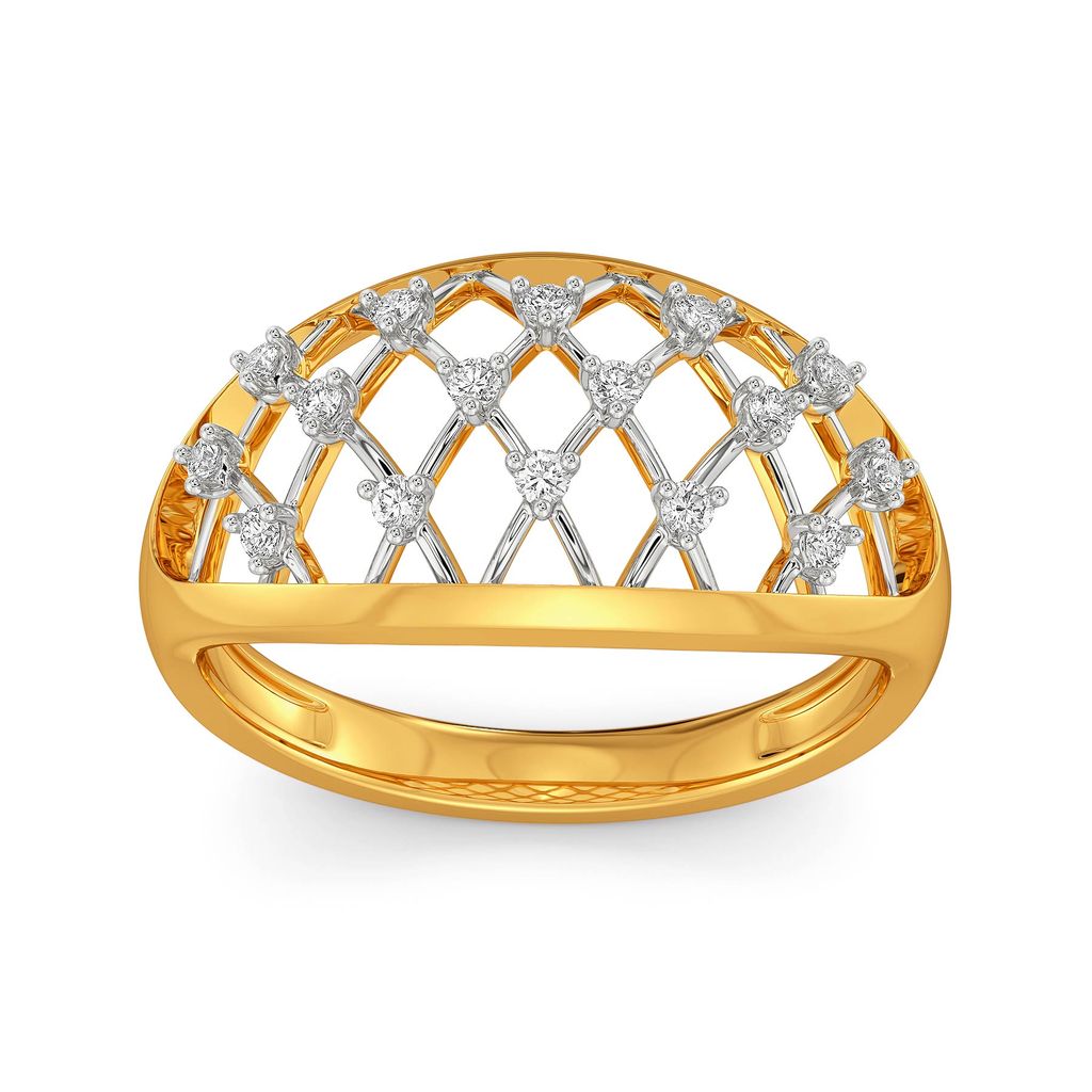 Crochet Corner Diamond Rings