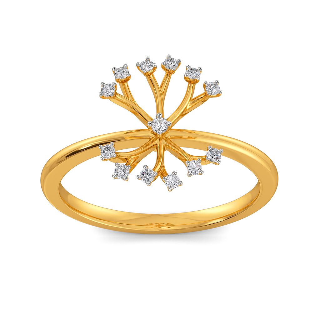 Dandelion Dates Diamond Rings