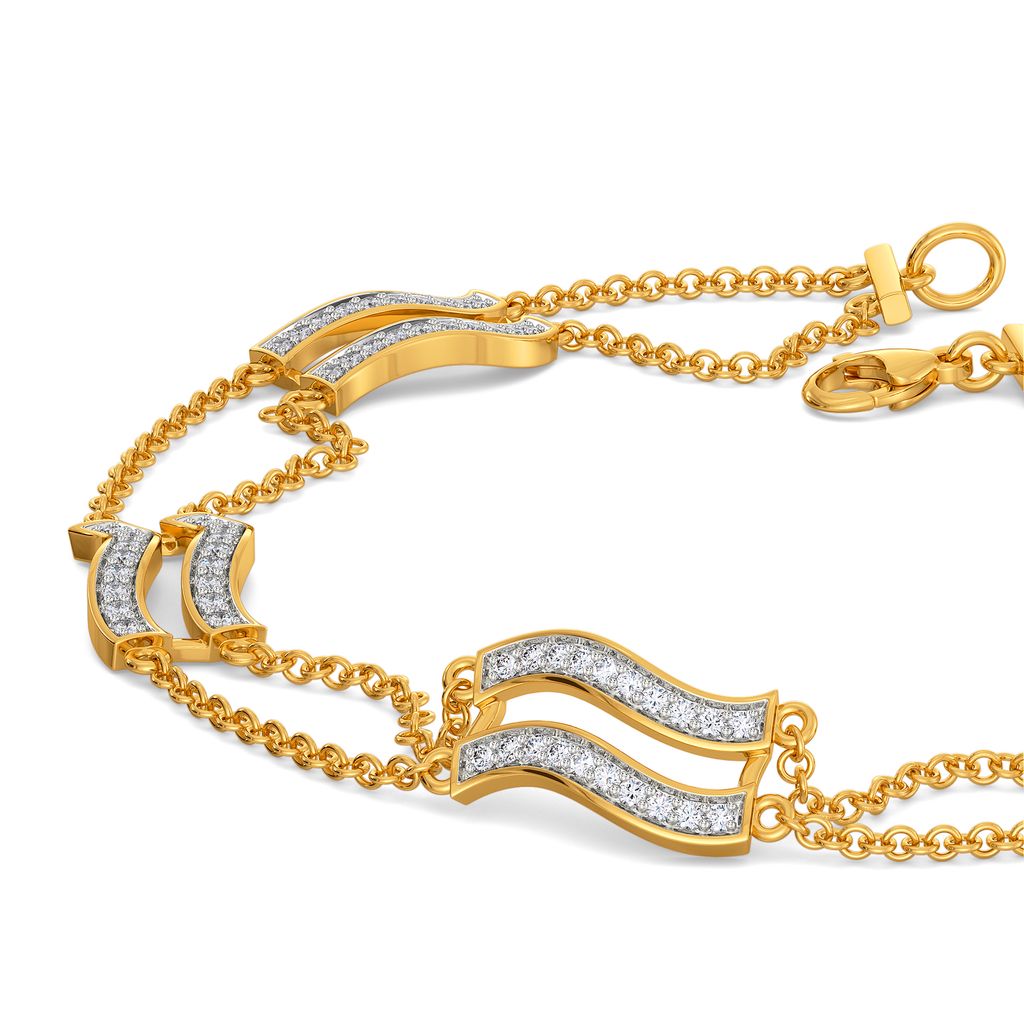 Frill Grandeur Diamond Bracelets