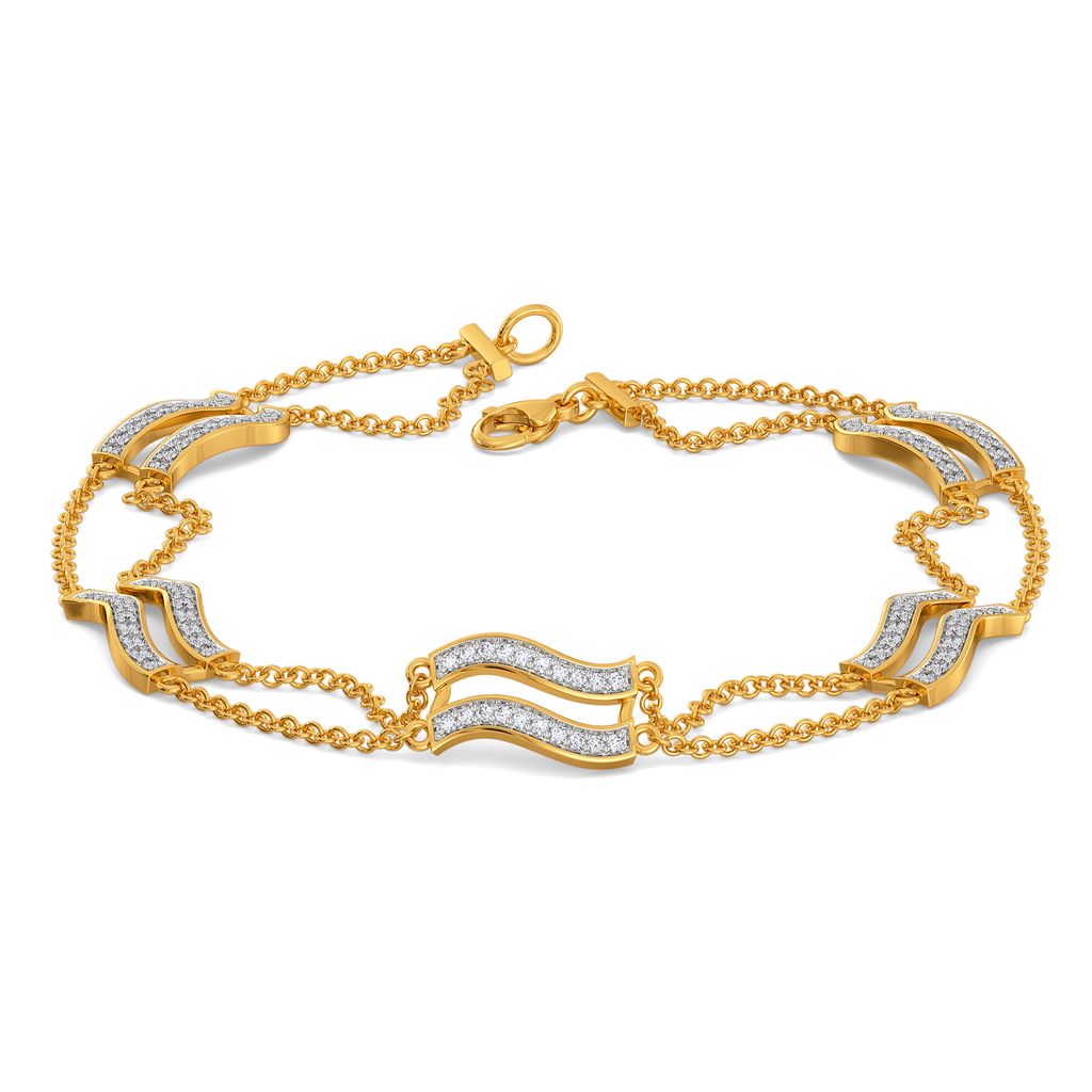 Frill Grandeur Diamond Bracelets