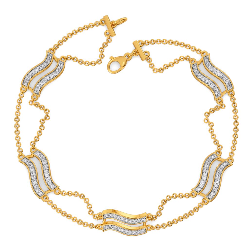 Frill Grandeur Diamond Bracelets